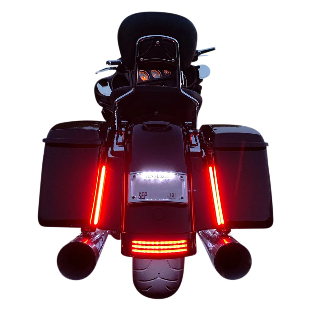 Plasma Rods™ — 8", Red, Saddlebag, Harley-Davidson®