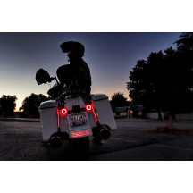 Plasma Rods™ — 8", Red, Saddlebag, Harley-Davidson®