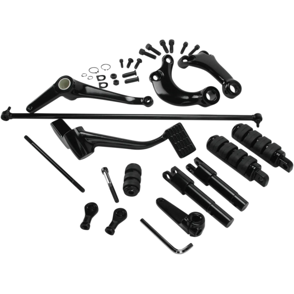 Forward Control Kit — Standard, Black, Anodized