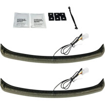 Low Profile LED Fender Lights — Harley-Davidson®, 65 LEDs, red, smoke lens