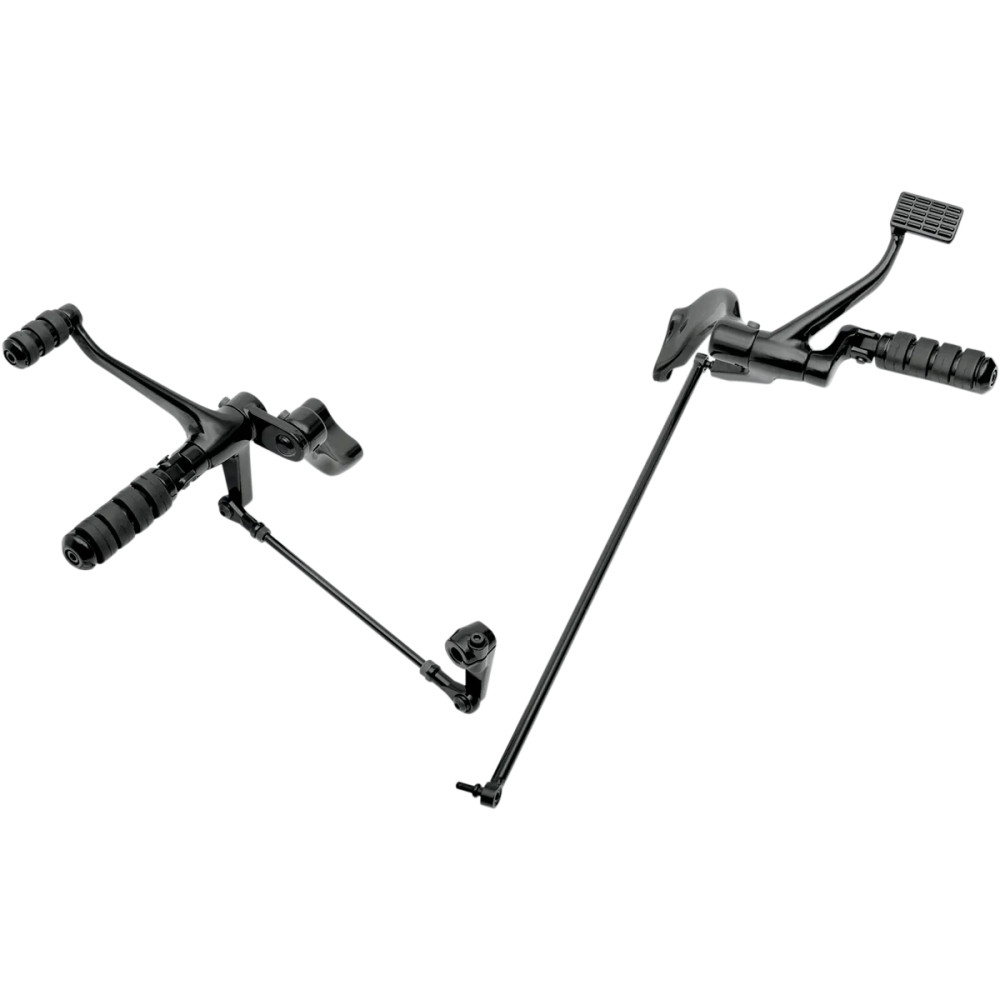 Forward Control Kit — +50.8 mm (+2") forward, black anodized