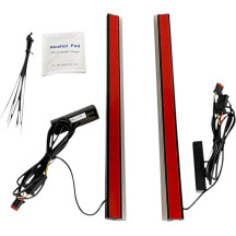 Dual Color Plasma Rods — 12" length, Amber/Red, Rear, Fits Harley-Davidson®