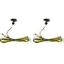 Micro Bullet LED Turn Signals — 12V–18V, Amber