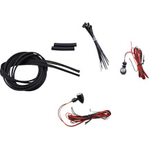 Micro Bullet LED Turn Signals — 12-18V, red LED