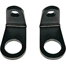 Micro Bullet Turn Signal Mounting Bracket — 3/8" bolt, black