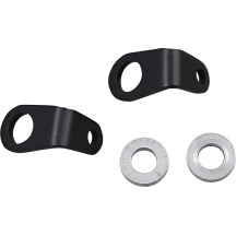 Micro Bullet Turn Signal Mounting Bracket — 3/8" bolt, black