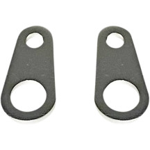 Soporte de montaje para intermitente Micro Bullet — perno 3/8", plateado