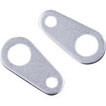 Soporte de montaje para intermitente Micro Bullet — perno 3/8", plateado