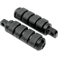 Foot Pegs — Straight mounting angle, Black
