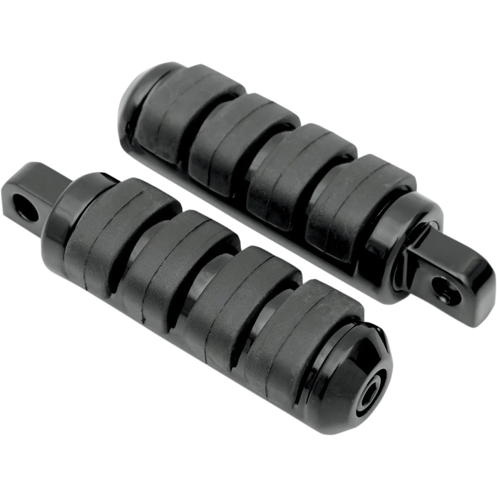 Foot Pegs — Straight mounting angle, Black