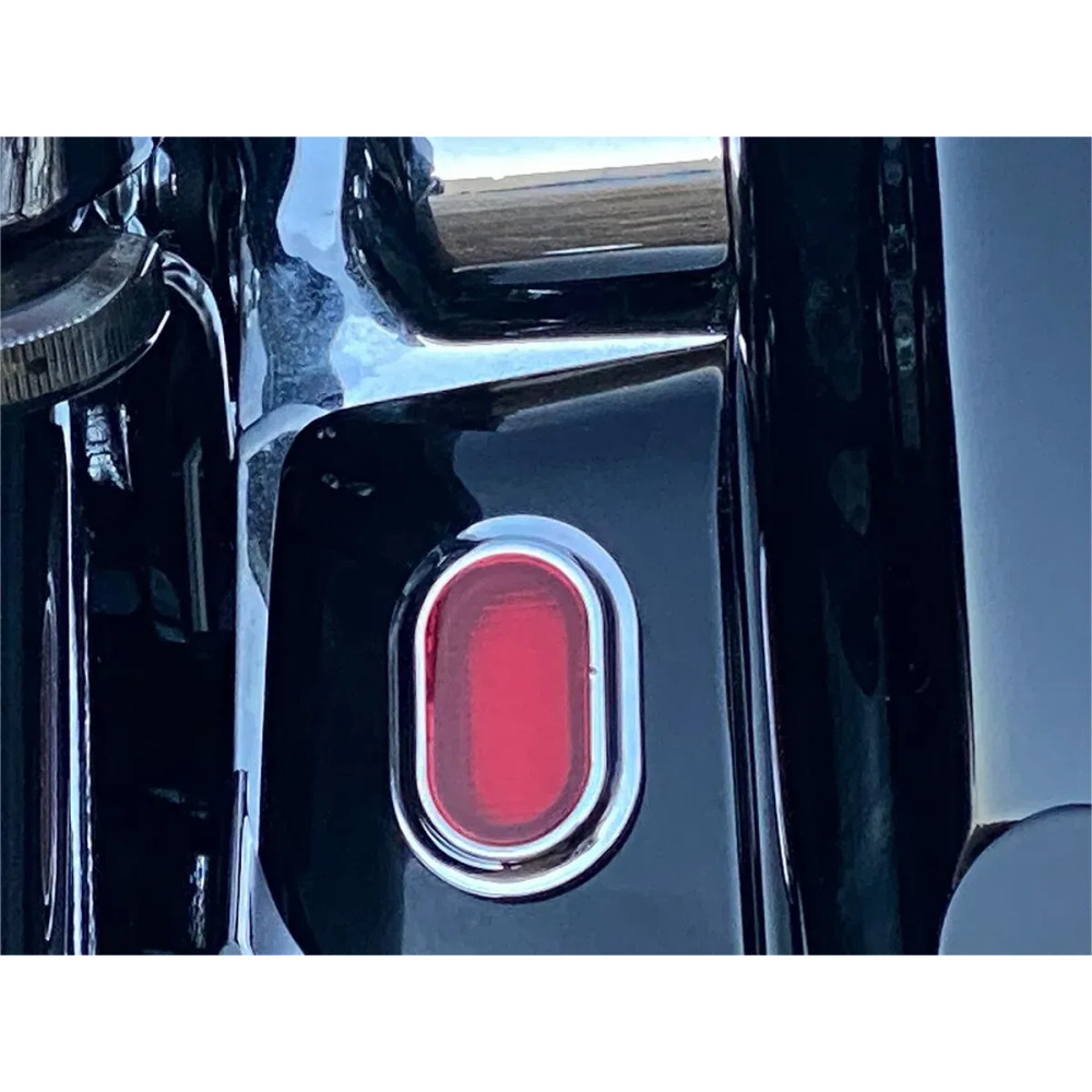 Luces PLUGZ™ para casquillo de antena — Harley-Davidson®, rojo, 40 LEDs, par