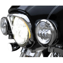 Fang® Aro de faro — Cromo, para Harley-Davidson®