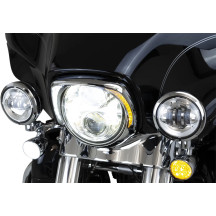 Fang® Aro de faro — Cromo, para Harley-Davidson®