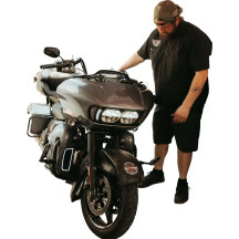 Genesis® 4 Dynamic LED Road Glide® Vent Inserts — Harley-Davidson®, black gloss, smoke lens, pair