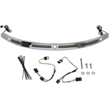 Moldura de parabrisas Batwing Genesis® 4 Dynamic LED — Harley-Davidson®, intermitentes secuenciales, lente ahumada, LED blanco y