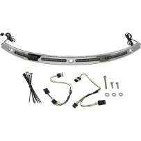 Moldura de parabrisas Batwing Genesis® 4 Dynamic LED — Harley-Davidson®, intermitentes secuenciales, lente ahumada, LED blanco y