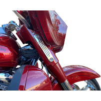 ProBEAM® Dynamic Strips™ V2 intermitentes delanteros — Harley-Davidson®, cromado, lente ahumada, ámbar y blanco