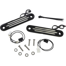 ProBEAM® Dynamic Strips™ V2 Intermitentes delanteros — Harley-Davidson®, ámbar y blanco