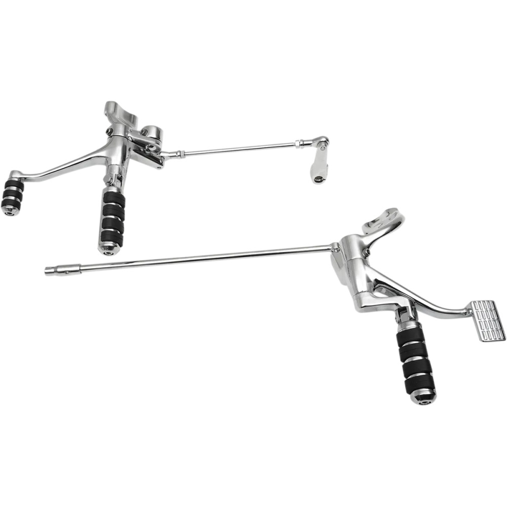 Forward Control Kit — +50.8 mm (+2") forward, Chrome