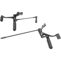 Forward Control Kit — +50.8 mm (+2") forward, black anodized