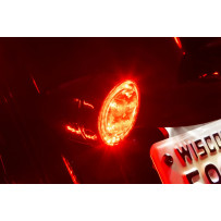 Insertos de luz intermitente trasera Fang® — Compatible con Harley-Davidson®, casquillo 1157, LED rojo