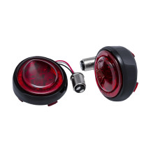 Fang® Rear Turn Signal Light Inserts — 1157, rear, red