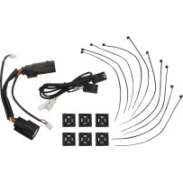 Luces LED laterales inferiores para alforjas — 84 LEDs, rojo, par, Harley-Davidson®