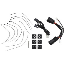 Luces LED marcadoras laterales para alforjas inferiores — Harley-Davidson® alforja inferior, rojo, 84 LEDs