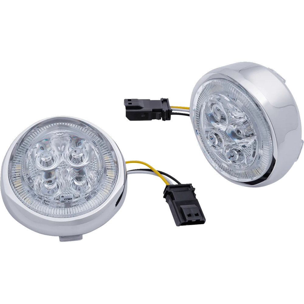 Insertos LED Fang® para intermitentes frontales con bisel — Harley-Davidson®