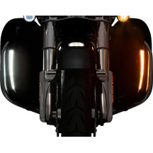 Fang® Luces de carenado inferior — Par, cromado, ámbar y blanco