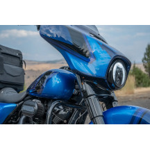 Legit Elypse 2-1 LED Turn Signals — Harley-Davidson®, Black anodized