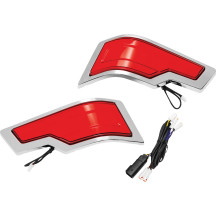 Luces Tracer para Tour-Pak — Tour Pack, Harley-Davidson®, cromado, lente roja