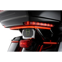Tailo™ Tour-Pak Taillight — Harley-Davidson, Red, Light Smoke