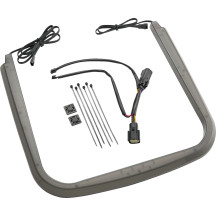 Tailo™ Tour-Pak Taillight — Harley-Davidson, Red, Light Smoke