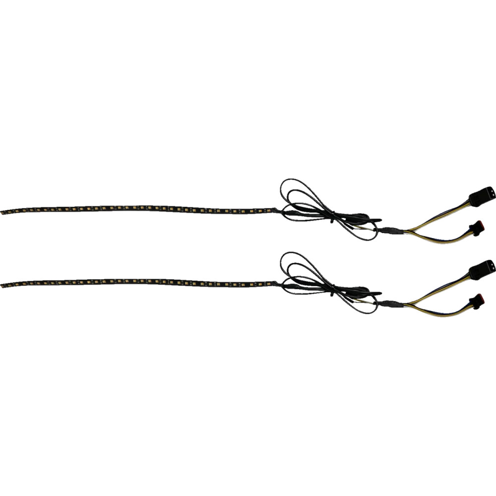 Tiras LED de doble color para carenado — 39 cm (15-1/2"), ámbar/blanco, Harley-Davidson®