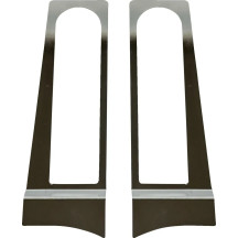 Cubiertas Fillerz® para pernos de soporte del guardabarros — para Harley-Davidson®, cromo, par