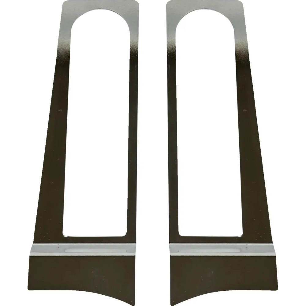 Cubiertas Fillerz® para pernos de soporte del guardabarros — para Harley-Davidson®, cromo, par