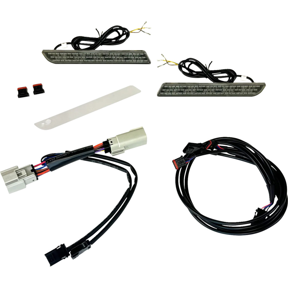 Repuesto de Reflector LED — Harley-Davidson®, rojo, lente ahumada, 75 LEDs