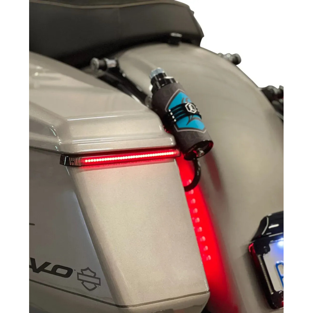 Low-Profile LED Saddlebag Lights — Saddlebag mount, smoke lens, fits Harley-Davidson®