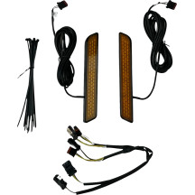 Reemplazos LED para Reflectores de Horquilla Delantera — Harley-Davidson®, lente ámbar