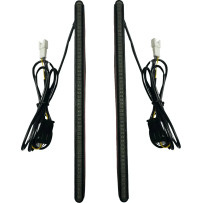 Genesis 8.5” Auxiliary LED Plasma Rods™ Light Bars — 8.5”, 12V, for Harley‑Davidson®, red