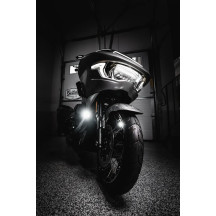 ProBEAM® LED Halo Fog Lamps — 60 mm (2-3/8"), 9-32 VDC, black anodized