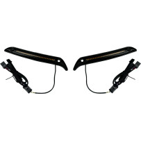 LED Windshield Trim — Black gloss, Harley-Davidson®