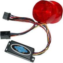 Plug-In Illuminator with Red Lenses — 12V, for Harley-Davidson®