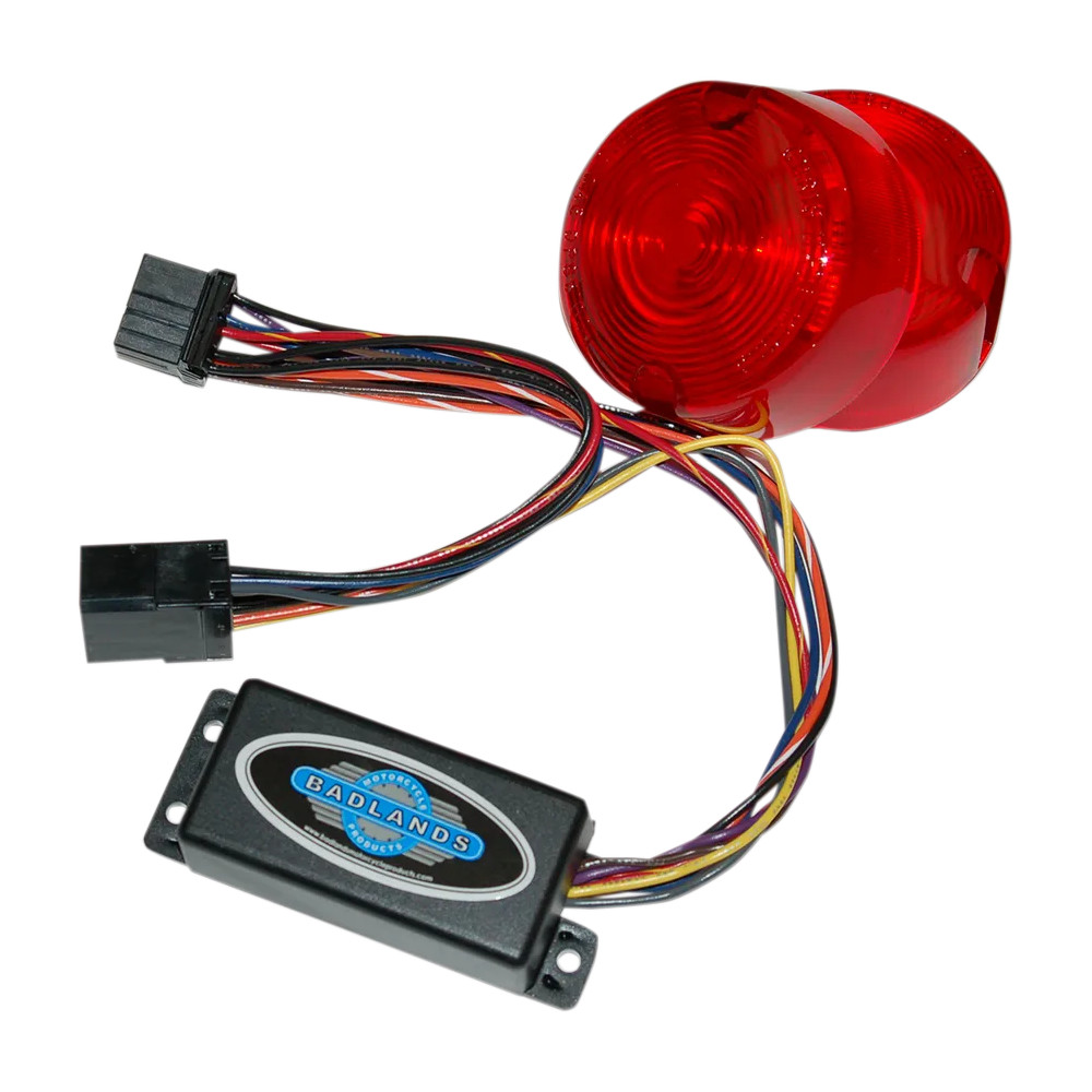 Plug-In Illuminator with Red Lenses — 12V, for Harley-Davidson®
