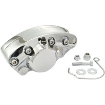 Front and Rear Brake Caliper Kits — 254 mm (10"), front, chrome