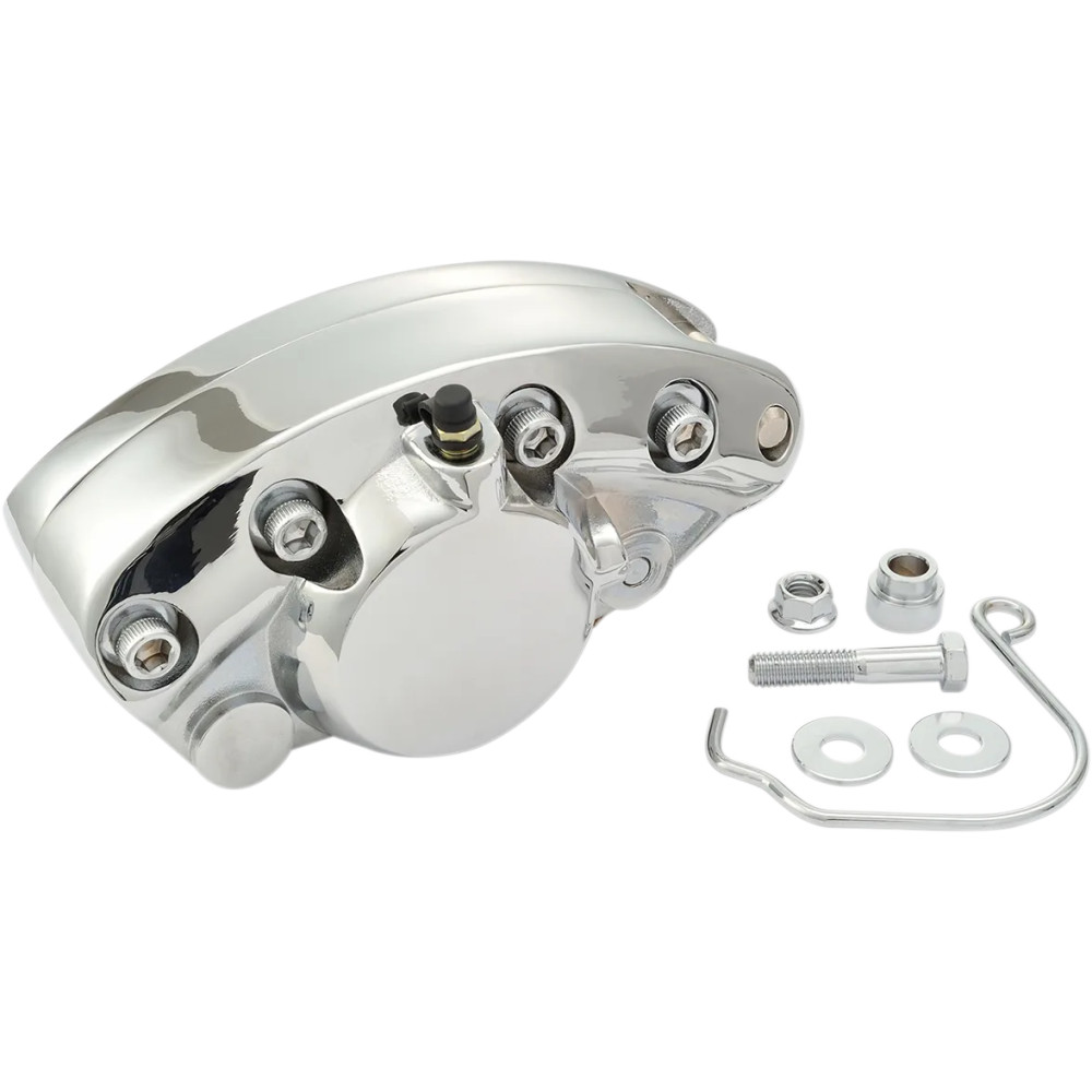 Front and Rear Brake Caliper Kits — 254 mm (10"), front, chrome