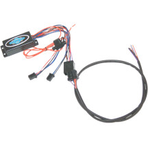 Brake Light Eliminator — Brake, run and turn signal, Black/Blue