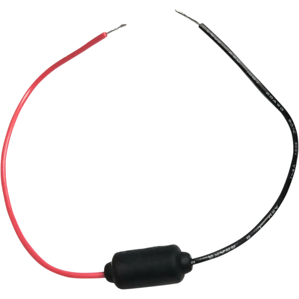 Universal Mini LED Flasher Relay — ultra-compact, two-wire, 8–16V, 0.065–2A