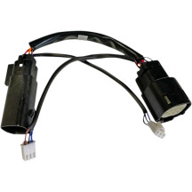 Wiring Adapter for Red Plasma Rods™ — Black, fits Harley-Davidson®